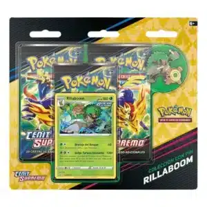 Imagen de Blister Pin Collection Cenit Supremo Rillaboom - Español