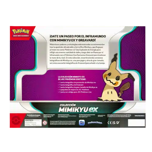 imagen trasera de Caja Colección Mimikyu EX- Pokémon TCG - Español