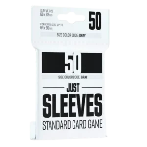 Imagen de Fundas Just Sleeves Standard Card Game Black (50)