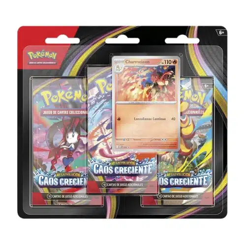 Imagen de Blister de 3 sobres de Caos Rising Pokémon TCG