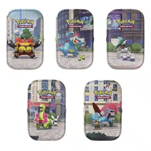 modelos de Mini Latas de Ciudad Luminalia - Pokémon TCG